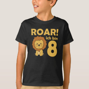 T-shirt Enfants 8e anniversaire Léon 8 ans Aj Huit
