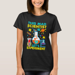 T-shirt Enfants 9e anniversaire Ce scientifique fou est 9 