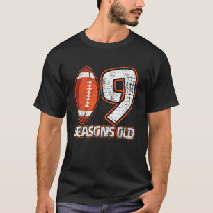 T-shirt Enfants 9e anniversaire Football Garçon Neuf ans F