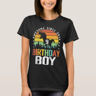 T-shirt Enfants 9e anniversaire Garçon stupéfiant depuis 2