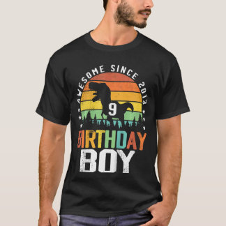 T-shirt Enfants 9e anniversaire Garçon stupéfiant depuis 2