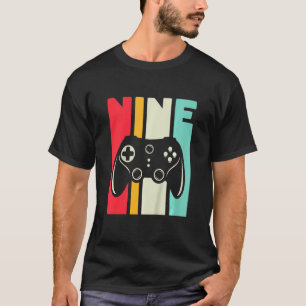 T-shirt Enfants 9e Anniversaire Video Game Controller 9 An