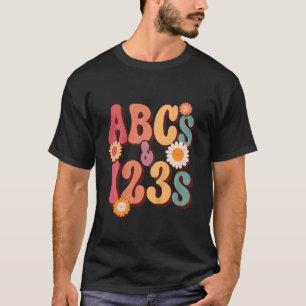 T-shirt Enfants ABC & 123 1er Jour De Maternelle Enfants A