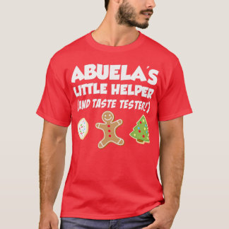 T-shirt Enfants Abuela's Little Helper Christmas Cookie Ba