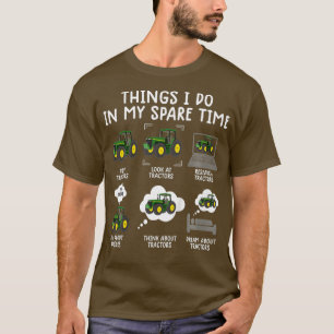 T-shirt Enfants amusants fermier cadeaux tracteur chemises