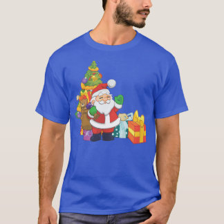 T-shirt Enfants Arbre de Noël Père Noël