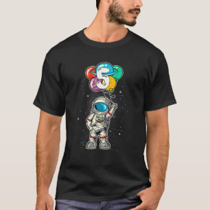 T-shirt Enfants Astronaute De L'Espace Extérieur 5E Annive
