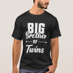 T-shirt Enfants Big Brother De Twins Baby Faire-part