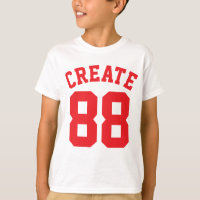 Enfants blancs et rouges | Sports Jersey Design