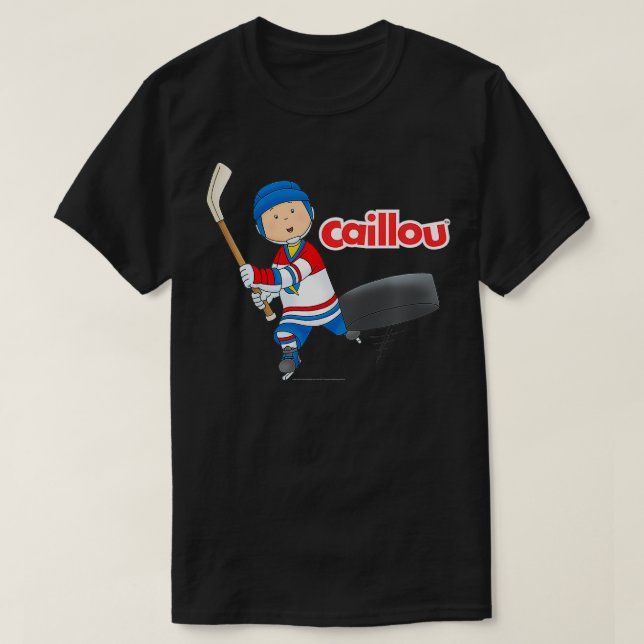T-shirt Enfants Caillou Enfants Hockey sur glace (Design devant)