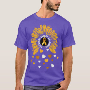 T-shirt Enfants Cancer pédiatrique Tournesol cancer infant