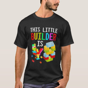 T-shirt Enfants Ce Petit Constructeur Est 8 Bâtiments Bloc