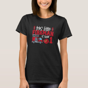 T-shirt Enfants Ce Petit Pompier Est Maintenant 1 Camion D