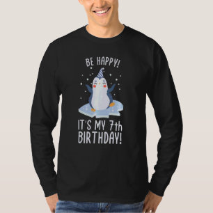 T-shirt Enfants C'est mon 7e Anniversaire Penguin 7 Annive