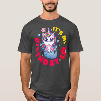 T-shirt Enfants C'est mon 9e anniversaire Joyeux 9 ans Uni