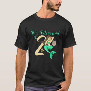 T-shirt Enfants Cette Sirène Est 2 Sirène 2E Fête Annivers