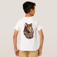 T-Shirt Enfants Chat Égyptien – Art Félin Pharaoni
