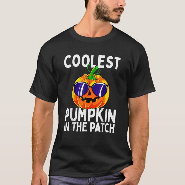 T-shirt Enfants Citrouille le plus frais dans le Patch Hal (Devant)