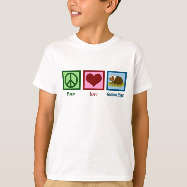 T-shirt Enfants cochons mignons de Guinée (Devant)