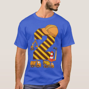 T-shirt Enfants Construction Camion 2e anniversaire garçon