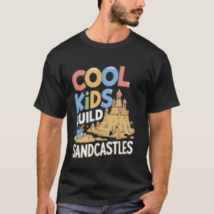T-shirt Enfants Construisent Château de Sable Construction