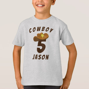 T-shirt Enfants Cowboy Anniversaire