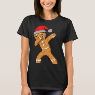 T-shirt Enfants Dabbing Dab Gingerbread Homme Noël Filles 