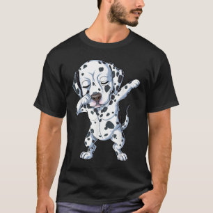 T-shirt Enfants Dalmatiens Garçons Dabbing Amoureux des ch
