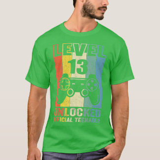 T-shirt Enfants de 13 ans 13e anniversaire Niveau 13 déver