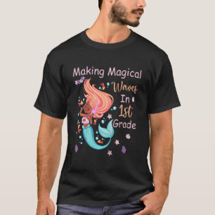 T-shirt Enfants de 1ère année Sirène Faire des vagues magi
