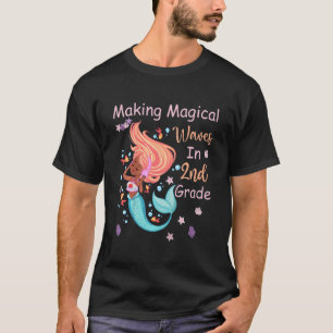 T-shirt Enfants de 2e année Sirène Faire des vagues magiqu