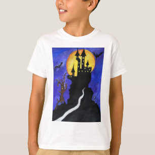 T-shirt Enfants de Château de chauves-souris Illus