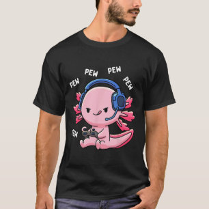 T-shirt Enfants de jeu garçons filles anime jeu vidéo Pew 
