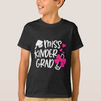 T-shirt Enfants de la maternelle Graduation Miss Kinder Gr