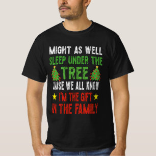 T-shirt Enfants de Noël amusants Pyjamas de Noël Filles Ga