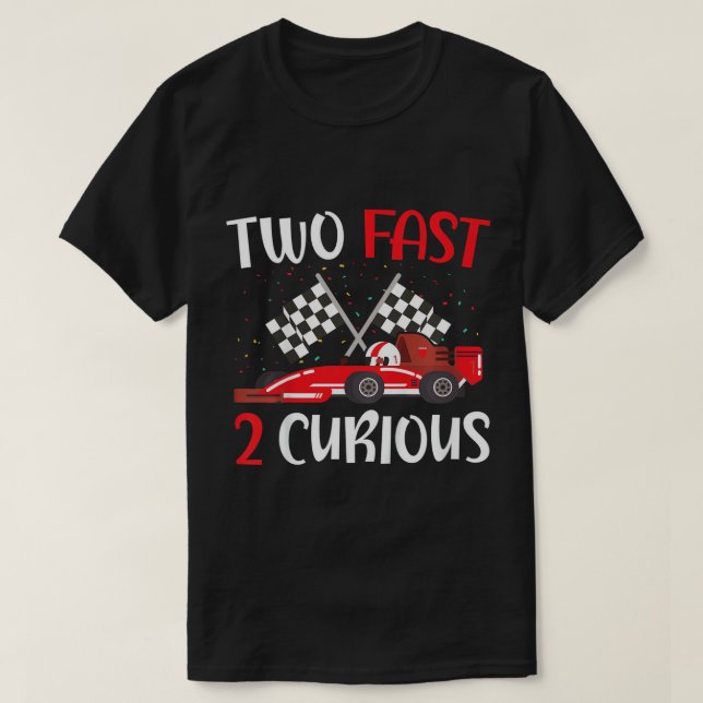 T-shirt Enfants Deux Fast 2 Curieux 2e Anniversaire Deux A (Design devant)