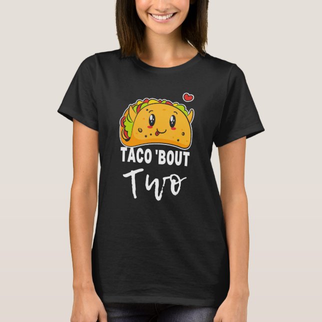 T-shirt Enfants deuxième anniversaire taco mardi taco envi (Devant)