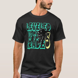 T-shirt Enfants Dinos Dernier Jour De Retour À L'École Niv
