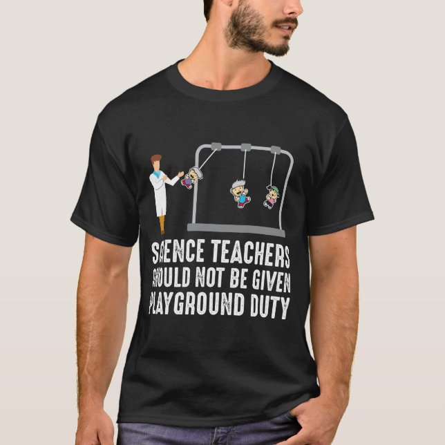T-shirt Enfants drôles de terrain de jeu de professeur de (Devant)