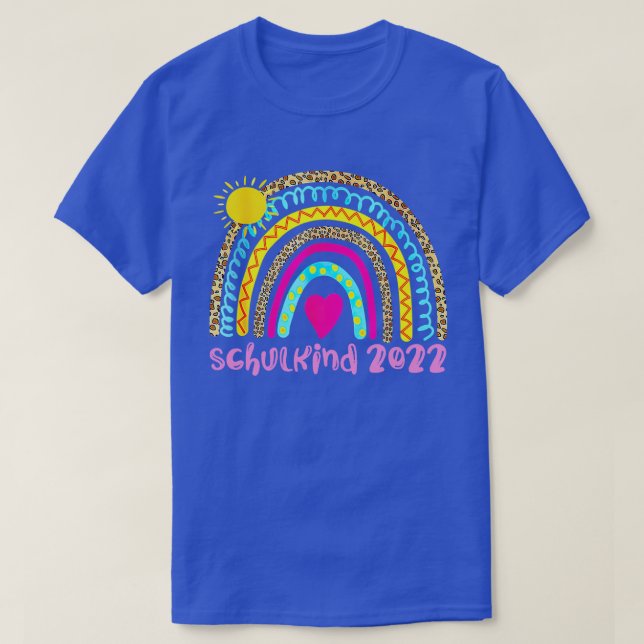 T-shirt Enfants École Enfant 2022 Premier jour de l'école  (Design devant)