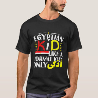 T-shirt Enfants Égyptiens Garçons Fille Arabe Écrire Égypt