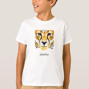 T-shirt enfants en gros plan principaux d'illustration de