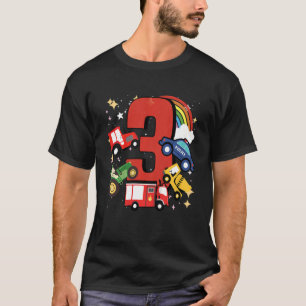 T-shirt Enfants Enfants 3e anniversaire 3 ans avec Firetru