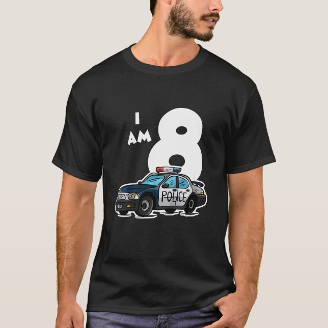 T-shirt Enfants Enfants 8e anniversaire Cinquième enfant B (Devant)