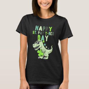 T-shirt Enfants Enfants Joyeux St Pat Trex Jour Dino St pa