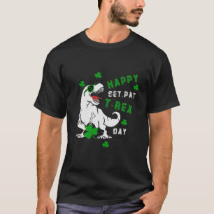 T-shirt Enfants Enfants Joyeux St Pat Trex Jour Dino St.Pa