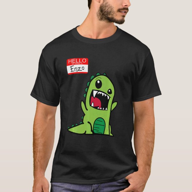 T-shirt Enfants Enzo Dino (Devant)
