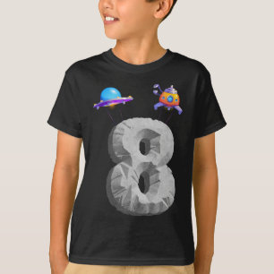 T-shirt Enfants Espace extra-atmosphérique 8 ans 8e annive