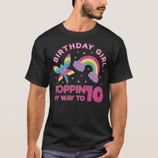 T-shirt Enfants Fairy and Rainbow Toy Popping My Way to 10