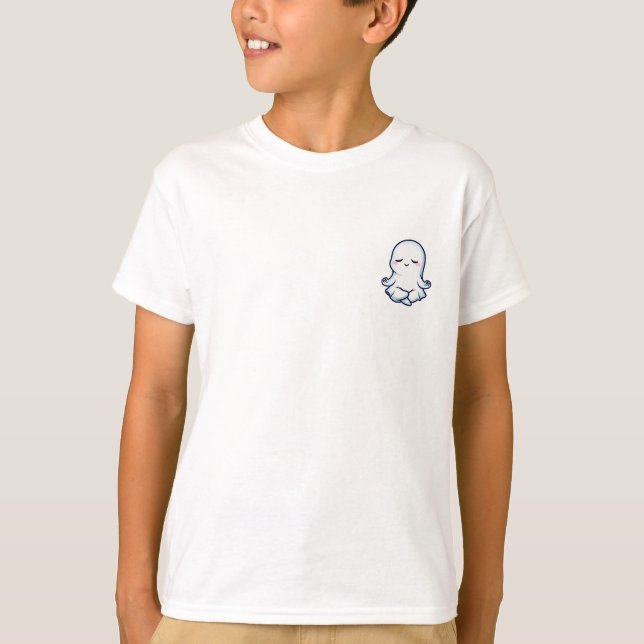 T-shirt Enfants fantômes méditant Zen (Devant)